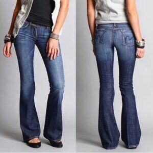 Citizens of Humanity Ingrid Stretch Flare Jeans Low Waist Size 31 Y2K